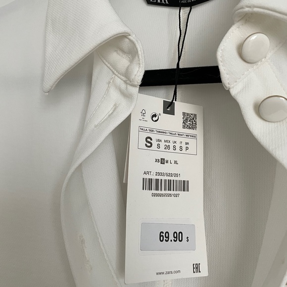 Brand new white button down dress - Picture 5 of 5